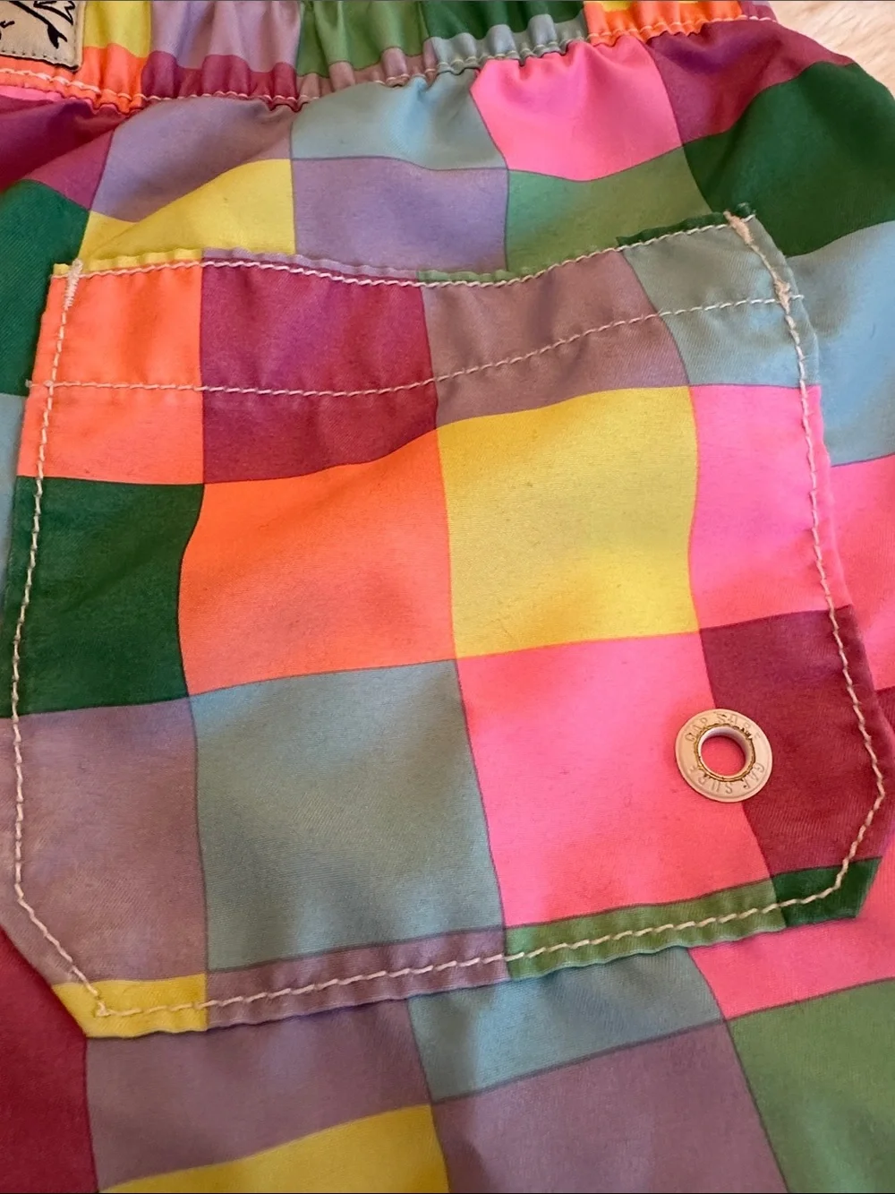 GAP playful checkered